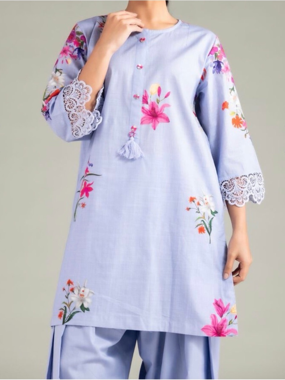 Khaadi cotton shirt kurta top size small